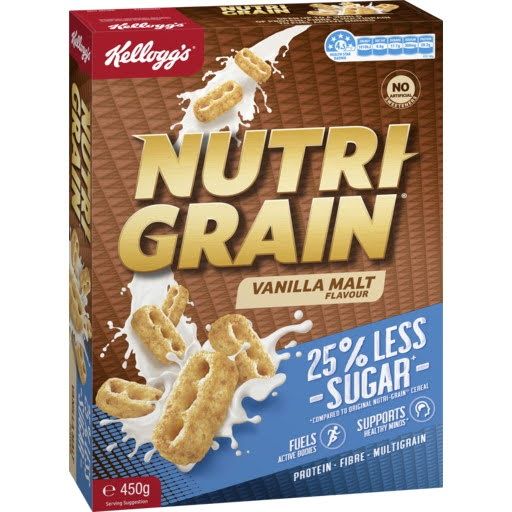 Nutri Grain Package